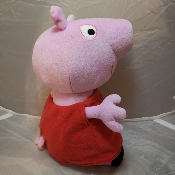 Peppa Pig Fisher-Price 12" Talking Plush Stuffed Animal Toy 2011 Voice Box EUC - Picture 3 of 12